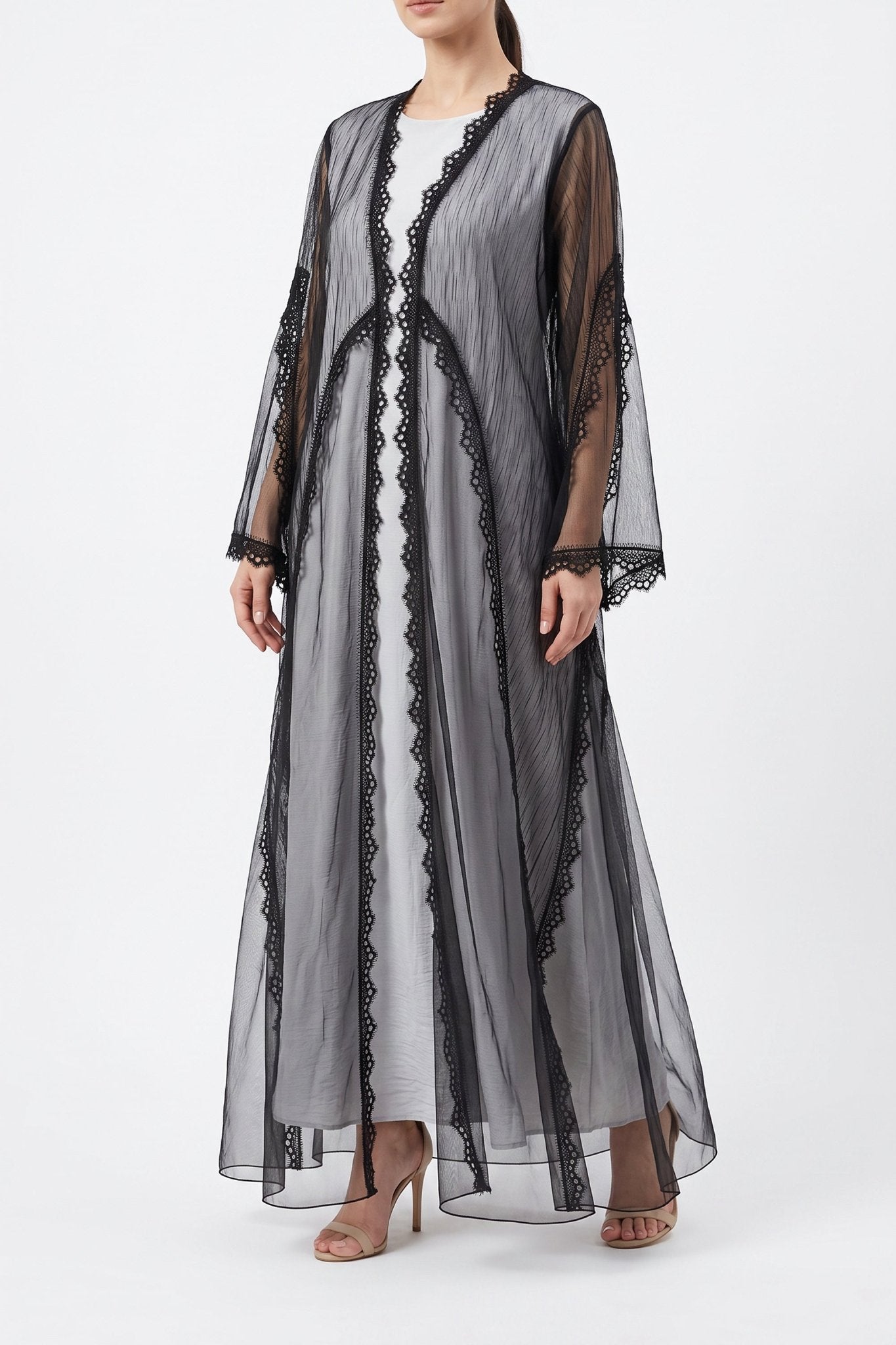 Celestine - The McQueen Boutique - Abaya - Abaya Dubai - Abaya Abu Dhabi - Abaya UAE - Abaya - Elegant - Luxury - Emirati - Classic - Modern - Occasion - Traditional - Trends - Embroidery - Modes