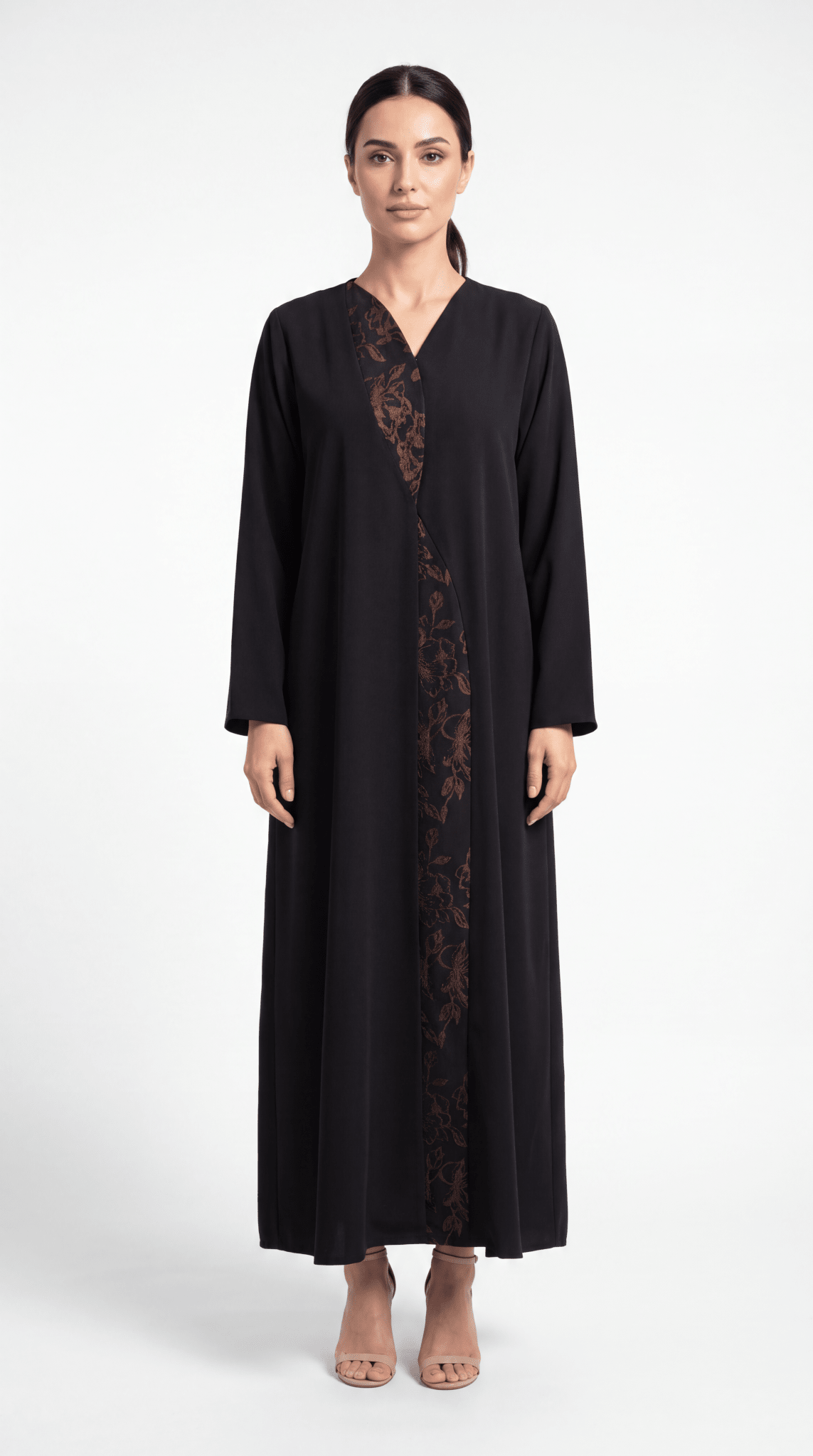 Dima - The McQueen Boutique - Abaya - Abaya Dubai - Abaya Abu Dhabi - Abaya UAE - Abaya - Elegant - Luxury - Emirati - Classic - Modern - Occasion - Traditional - Trends - Embroidery - Modes