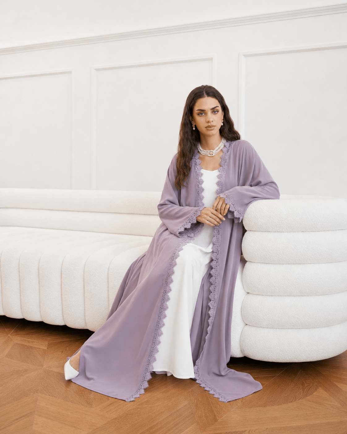 Liloure - The McQueen Boutique - Abaya - Abaya Dubai - Abaya Abu Dhabi - Abaya UAE - Abaya - Elegant - Luxury - Emirati - Classic - Modern - Occasion - Traditional - Trends - Embroidery - Modes