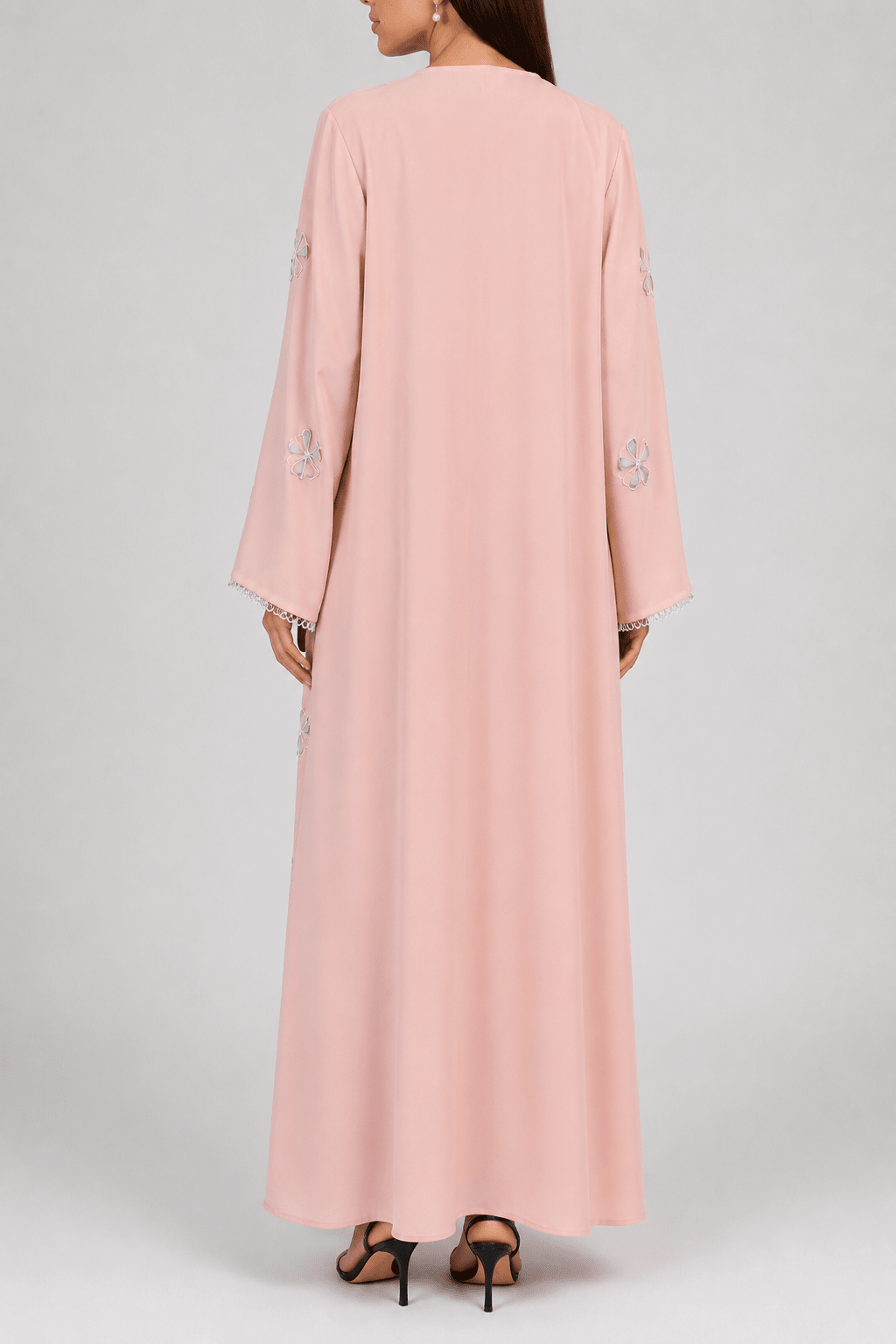 Lumi Pink - The McQueen Boutique - Abaya - Abaya Dubai - Abaya Abu Dhabi - Abaya UAE - Abaya - Elegant - Luxury - Emirati - Classic - Modern - Occasion - Traditional - Trends - Embroidery - Modes