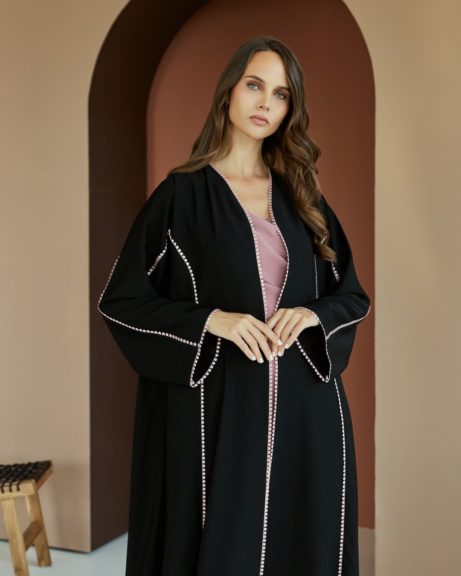 Nebula - The McQueen Boutique - Abaya - Abaya Dubai - Abaya Abu Dhabi - Abaya UAE - Abaya - Elegant - Luxury - Emirati - Classic - Modern - Occasion - Traditional - Trends - Embroidery - Modes