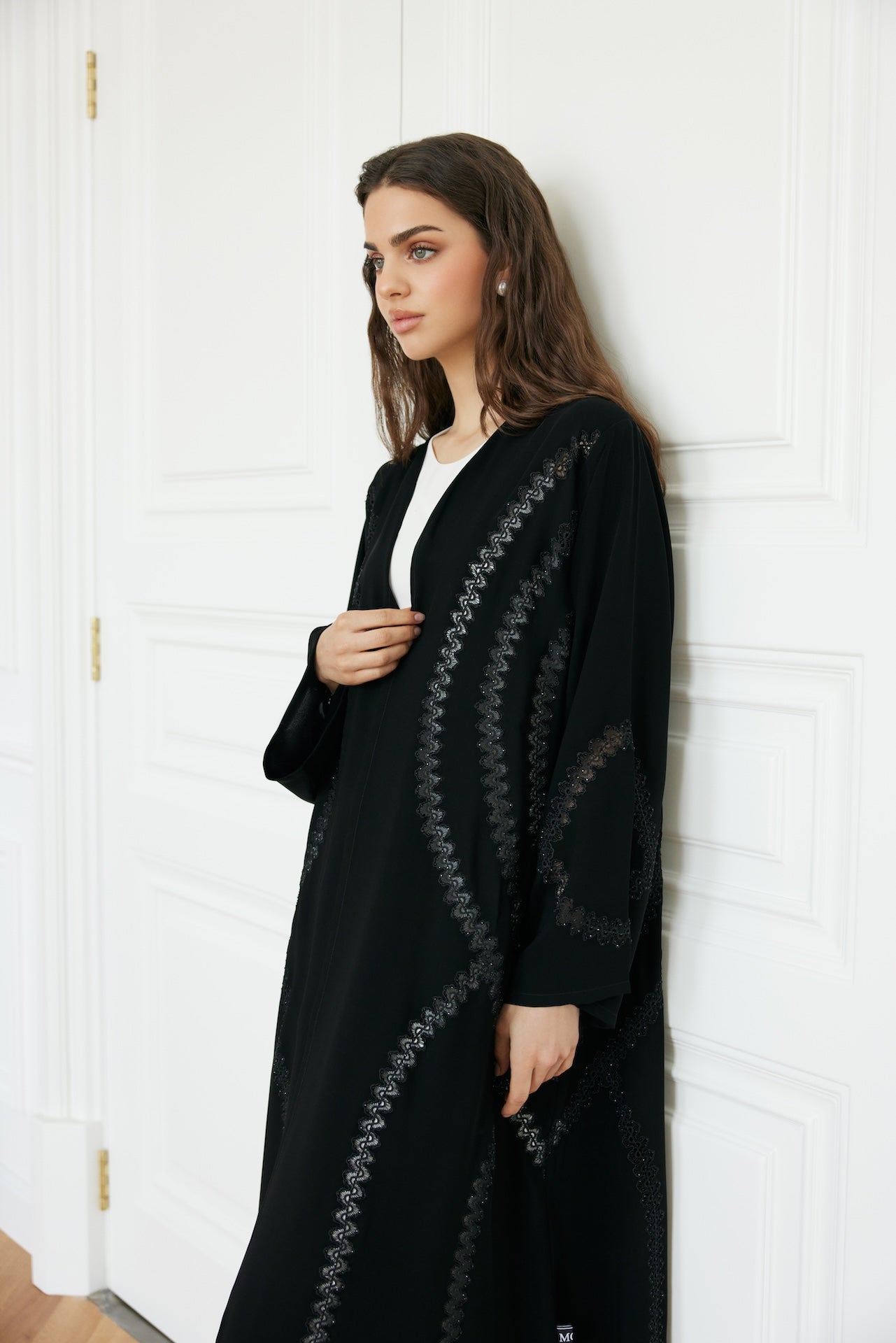 Rhythm - The McQueen Boutique - Abaya - Abaya Dubai - Abaya Abu Dhabi - Abaya UAE - Abaya - Elegant - Luxury - Emirati - Classic - Modern - Occasion - Traditional - Trends - Embroidery - Modes